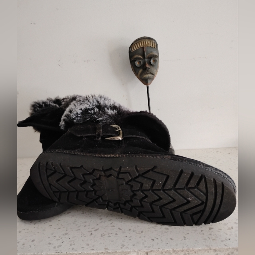 Cozy Black Kids Boots